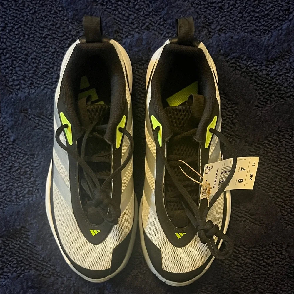 Adidas Subzone Court Sneakers Size 6 Men 7 Women Black Grey Silver White - Picture 4 of 6